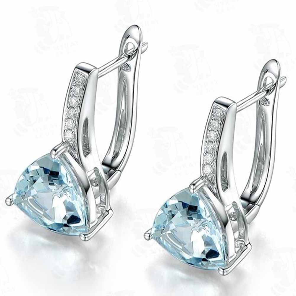 Hu Hu Hu Hu Hu Alat Bantu Pasang Kacamata♡ Anting Tusuk Gantung Hias Sapphireberlian Imitasi Gaya Elegan Untuk Wanita