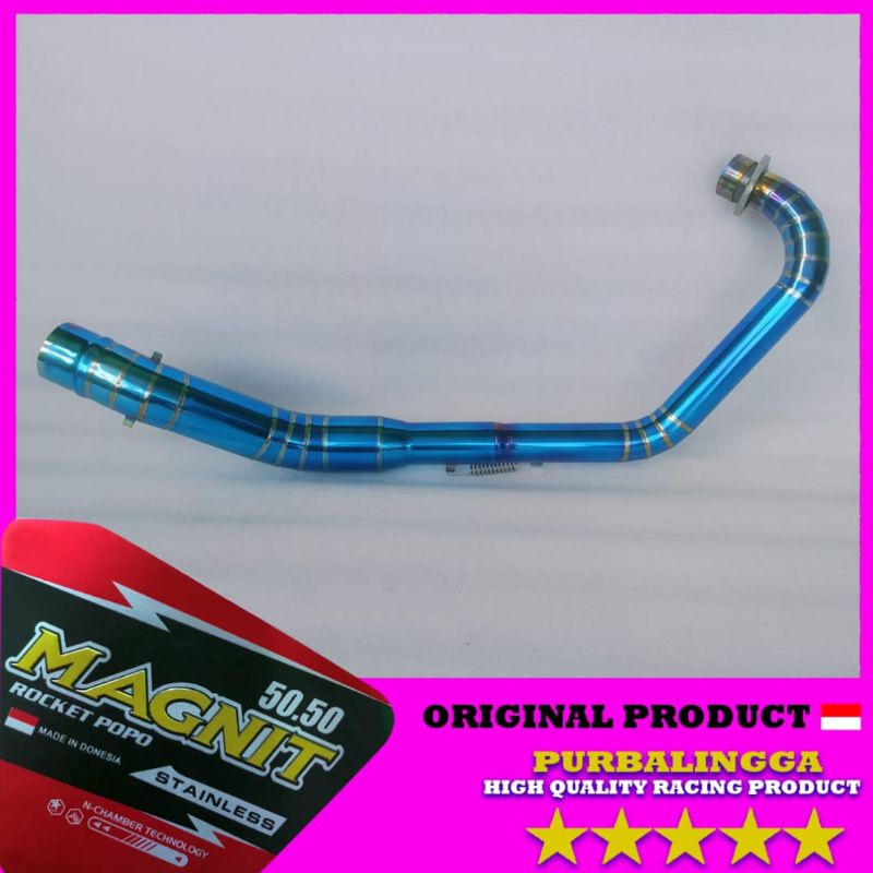 Pipa leheran knalpot bluemoon Honda Cb 150r Old lama full cacing stainless