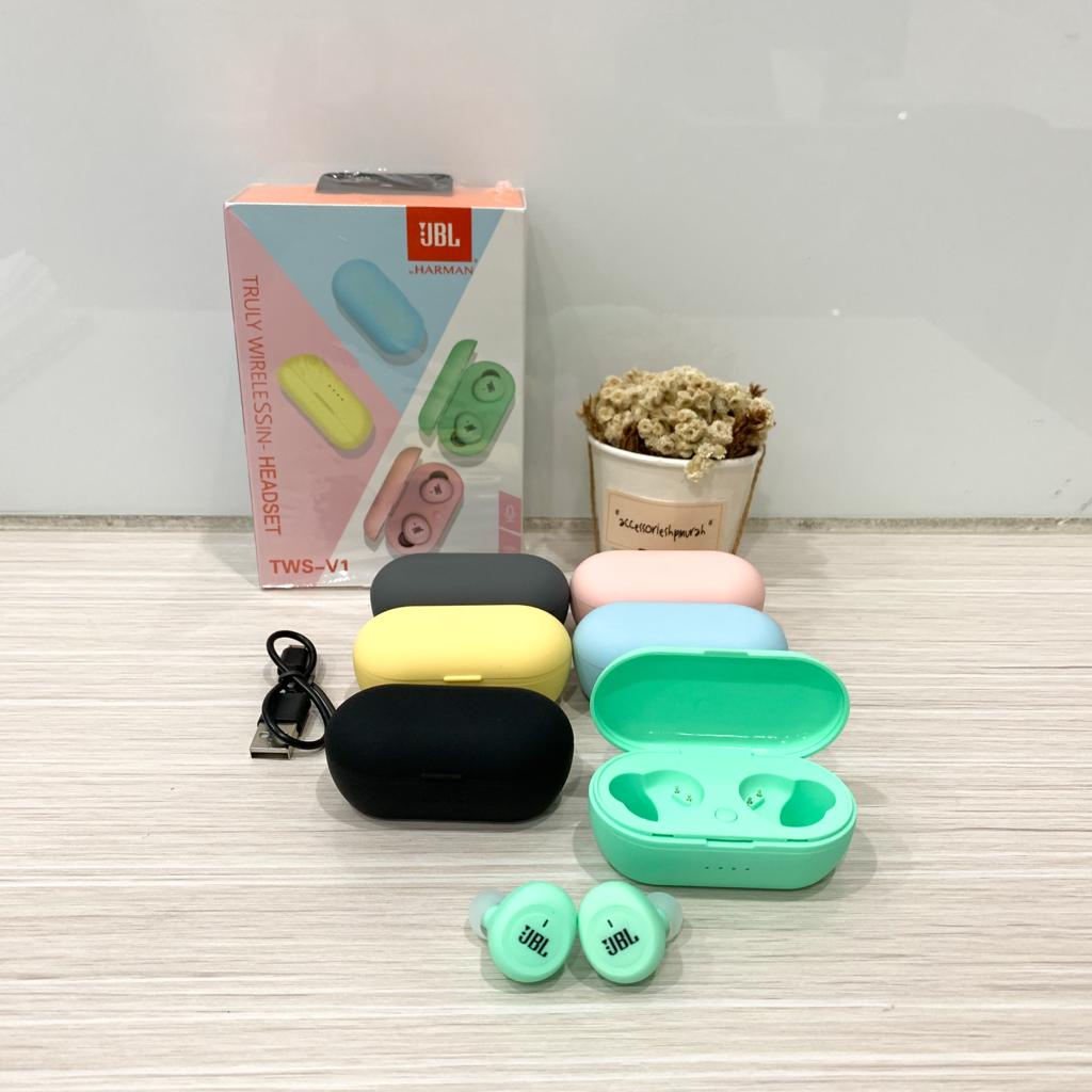 PHF BLUETOOTH TWS JBL V1 / HEADSET BLUETOOTH
