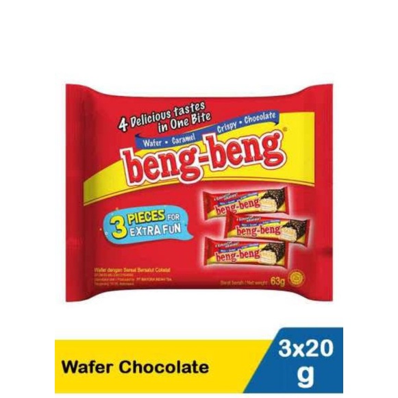 

Fs- beng beng 3pcs one pack 60g