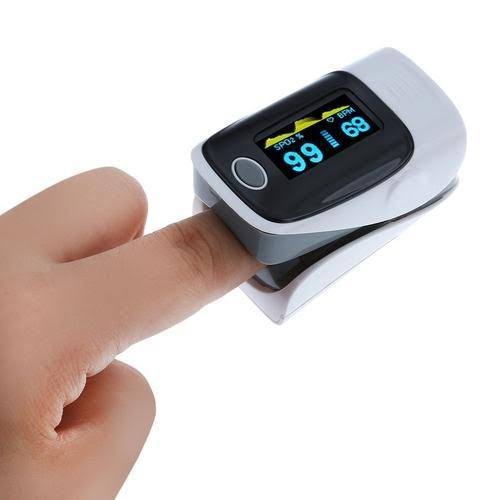 Oksimeter Oximeter Oxymeter Alat Ukur Saturasi Oksigen Darah Pulse Fingertip