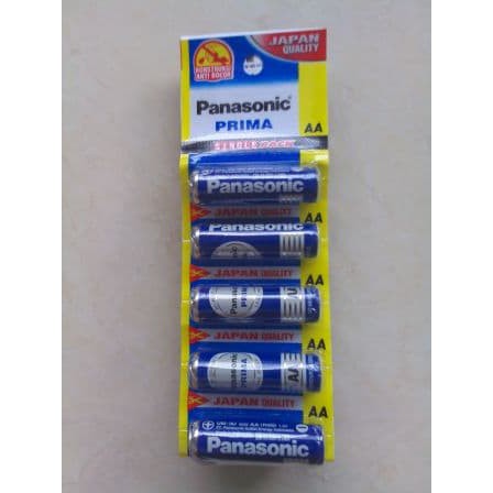 Battery / Batre / Baterai A2 AA Panasonic Biru Prima