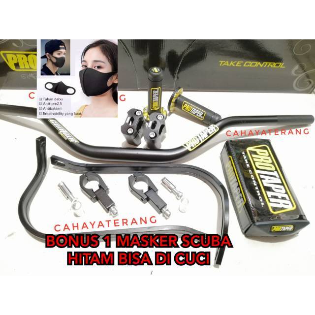 Paket Stang Protaper Matic Nmax - Xride - Beat Street - Fino / Full Set Protaper Handguard Acerbis