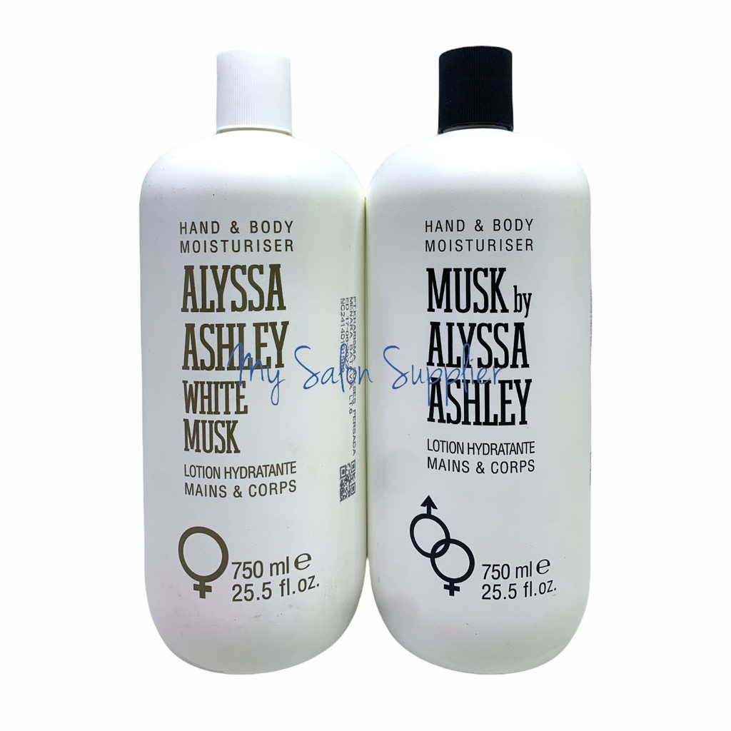 Musk by Alyssa Ashley Hand &amp; Body Moisturiser 750ml