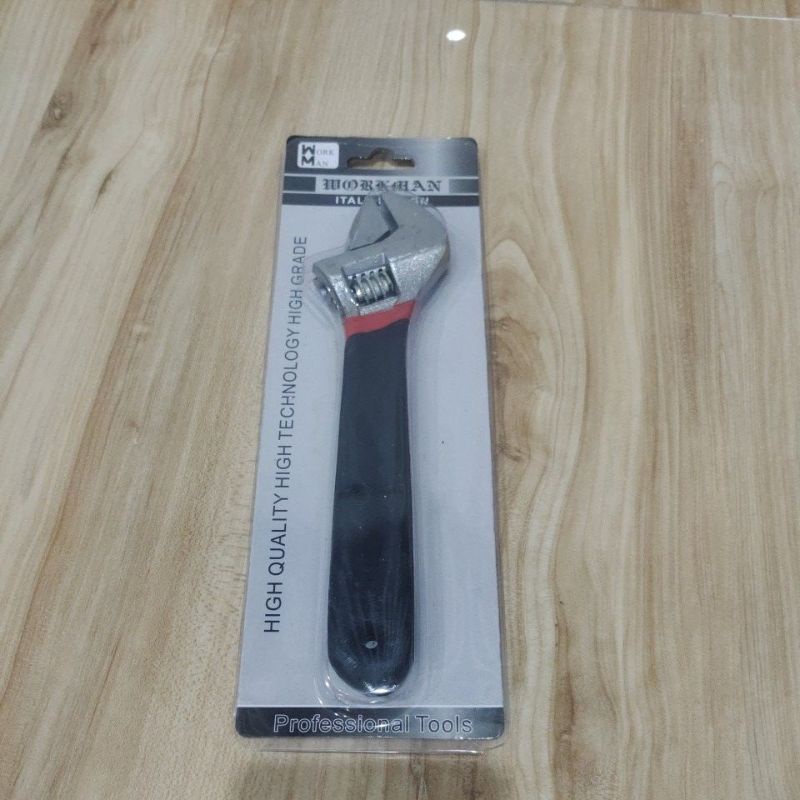 kunci Inggris 8&quot; workman / WORKMAN adjustable wrench 8&quot;