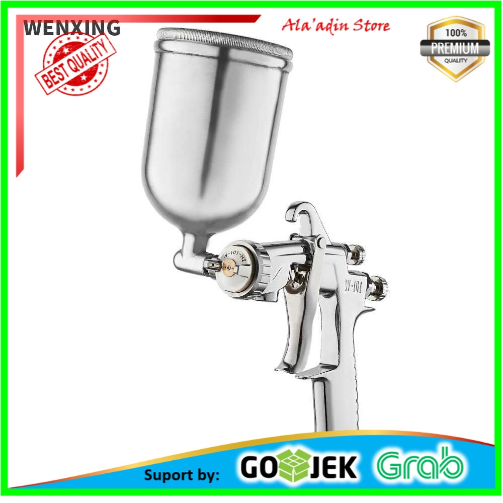 Cuci Gudang WENXING Professional Spray Gun Pneumatic Airbrush 1.0mm - F-75