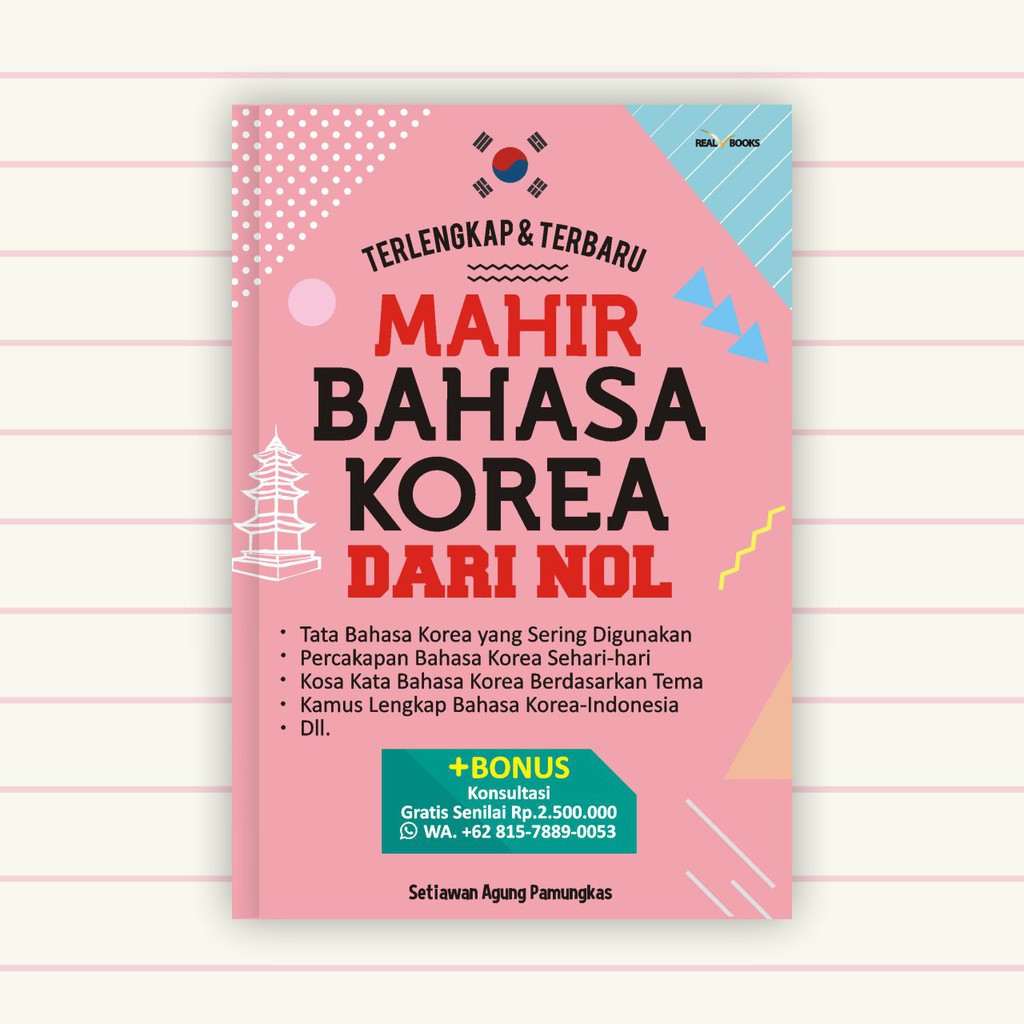 Buku Bahasa Korea - Mahir Bahasa Korea dari Nol - Terbaru Sistematis dan Terlengkap-0