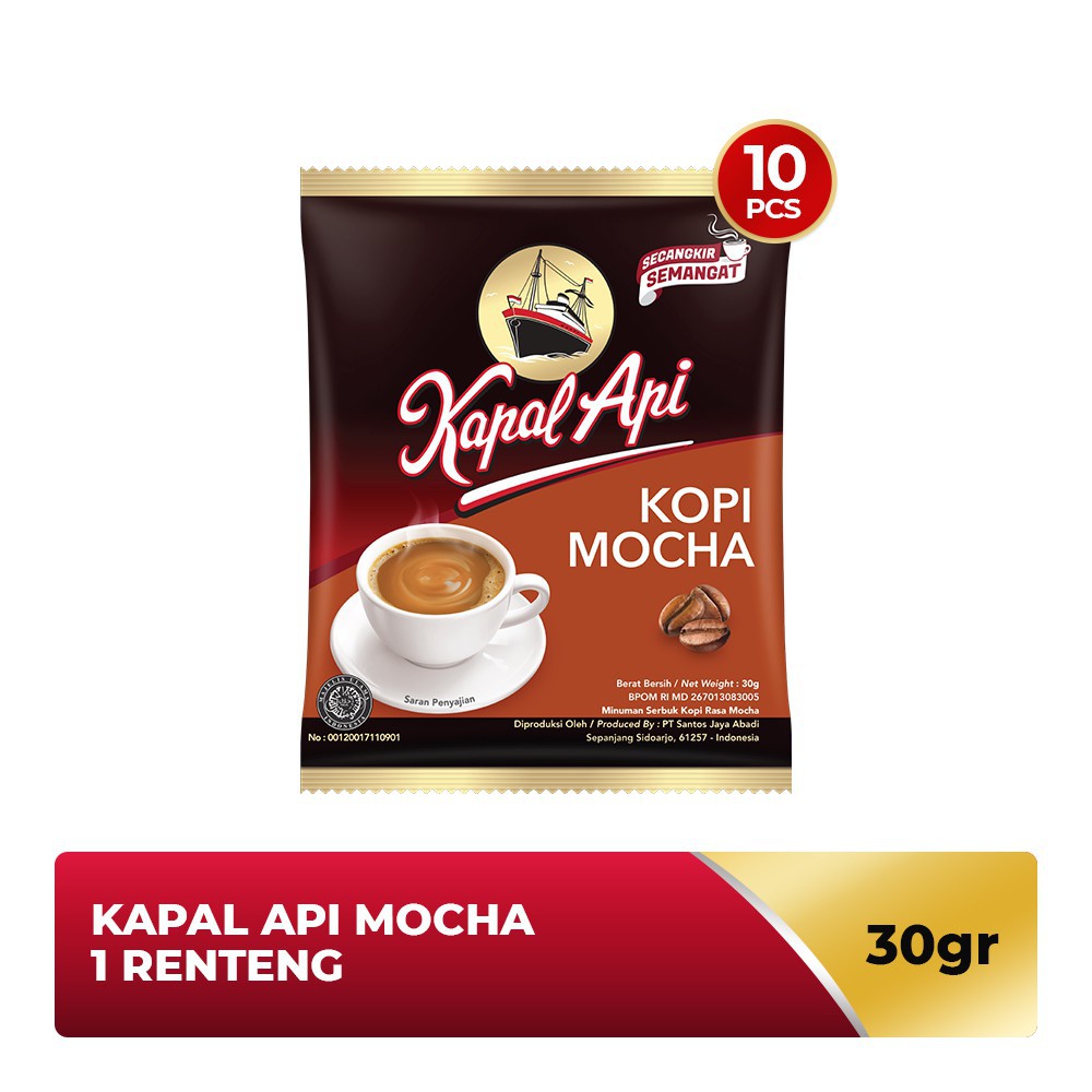 

Kapal Api Mocha Renteng (Isi 10 Sachet x 30 Gram)