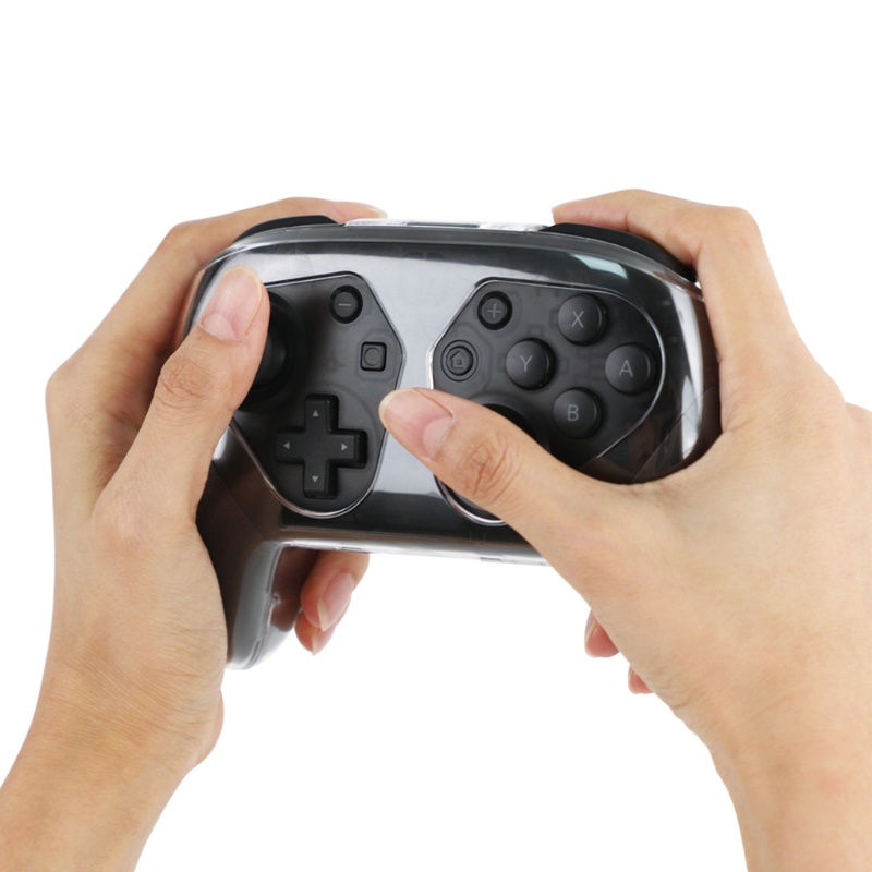 Btsg Hard PC Untuk Perlindungan Cover Kristal Transparan Untuk Shell Untuk Case Untuk Switch Pro Game Console Controller Accessor