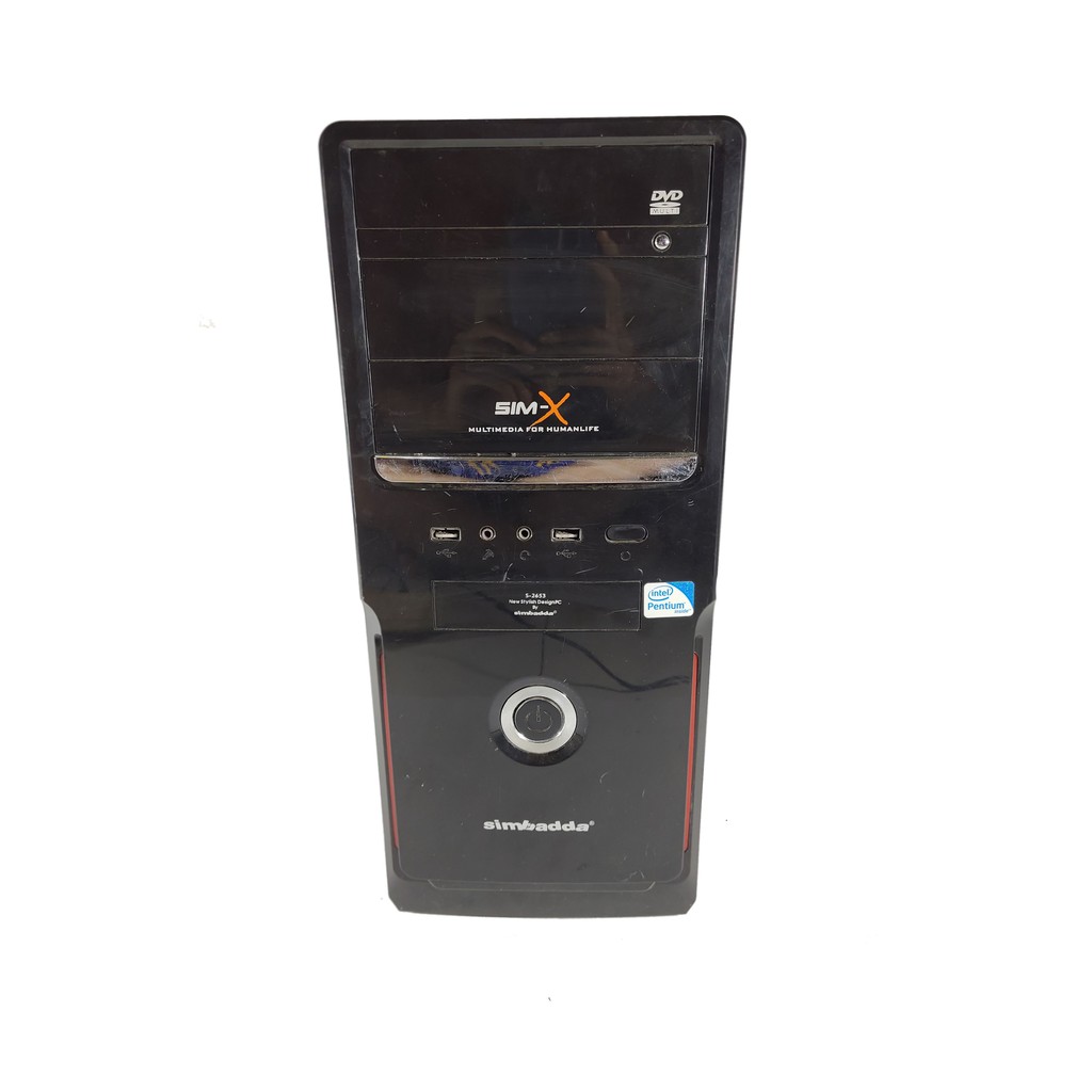 komputer pc rakitan core 2 duo E8400 3,0GHZ RAM 4GB DDR 2 HARDISK 160GB