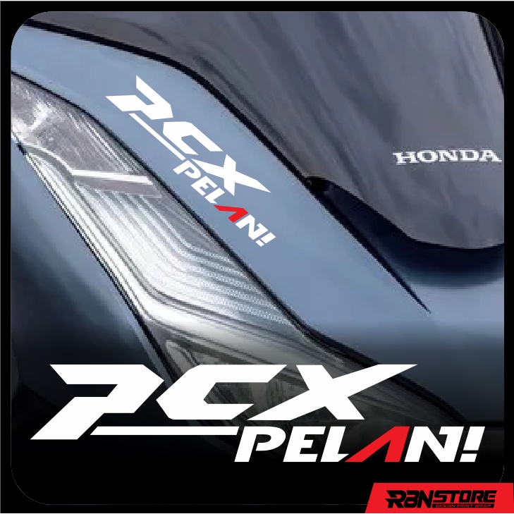 STIKER VARIASI PELAN ! MOTOR HONDA VARIO, PCX, BEAT, ADV DAN CUSTOM CUTTING STICKER HOLOGRAM DAN WARNA SOLID