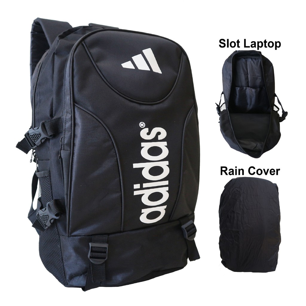 Jual Tas Pria Ransel Punggung Adidas Sporty Sekolah SD SMP SMA Olahraga Cowok Cewek Kantor Kerja Out