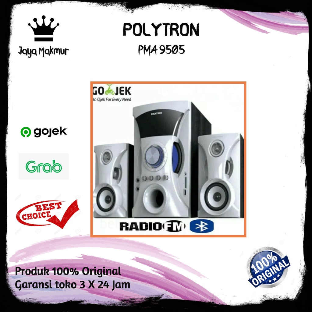 Speaker Aktif Polytron PMA 9505 / Speaker Bluetoth PMA 9505 / PMA 9505