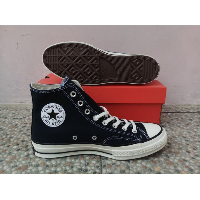 Jual Converse Chuck Ta   ylor All Star 70S Hi Black White Original Bnib