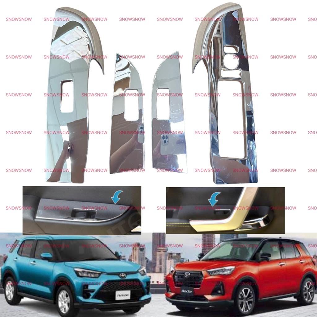 Panel Power Window Toyota Raize Daihatsu Rocky 2021 2022 UP Chrome