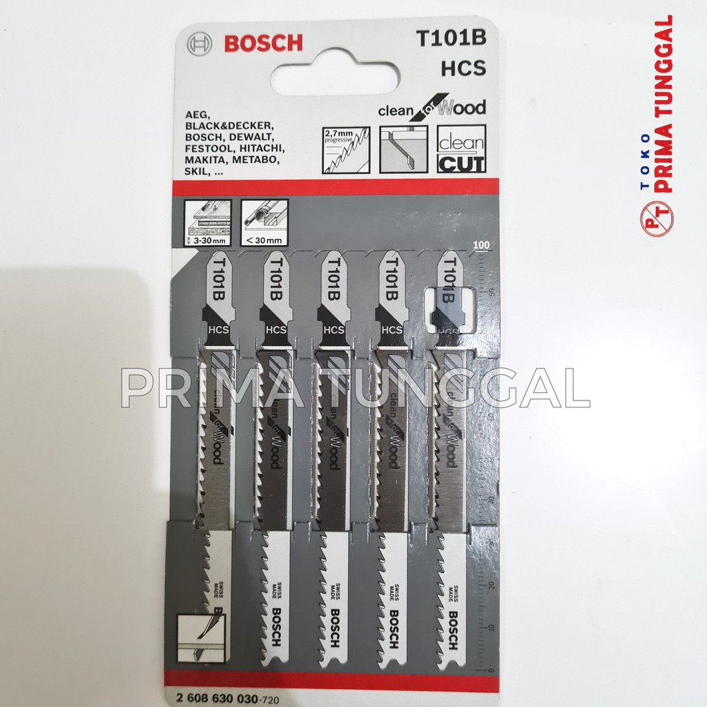 Mata Mesin Jigsaw Bosch T 101 B Mata Gergaji Potong Triplek Kayu