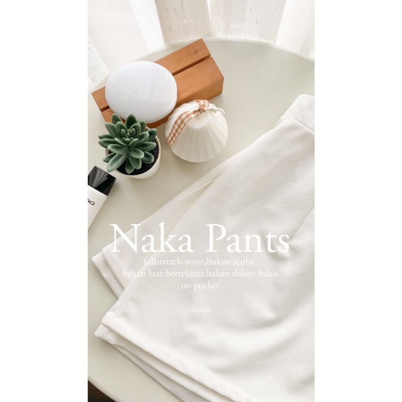 naka pants off white