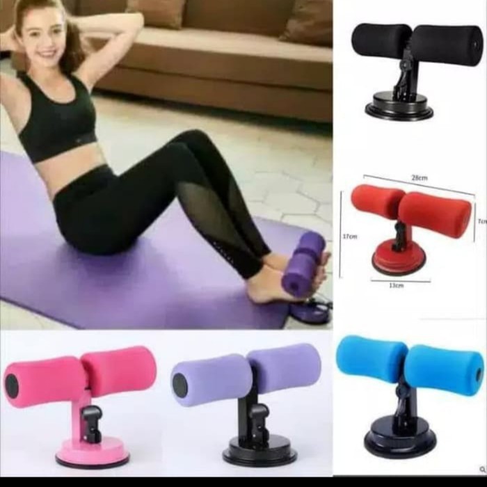 Alat bantu sit up olahraga penahan kaki pengecil perut situp fitness Aksesoris kesehatan gym trimmer