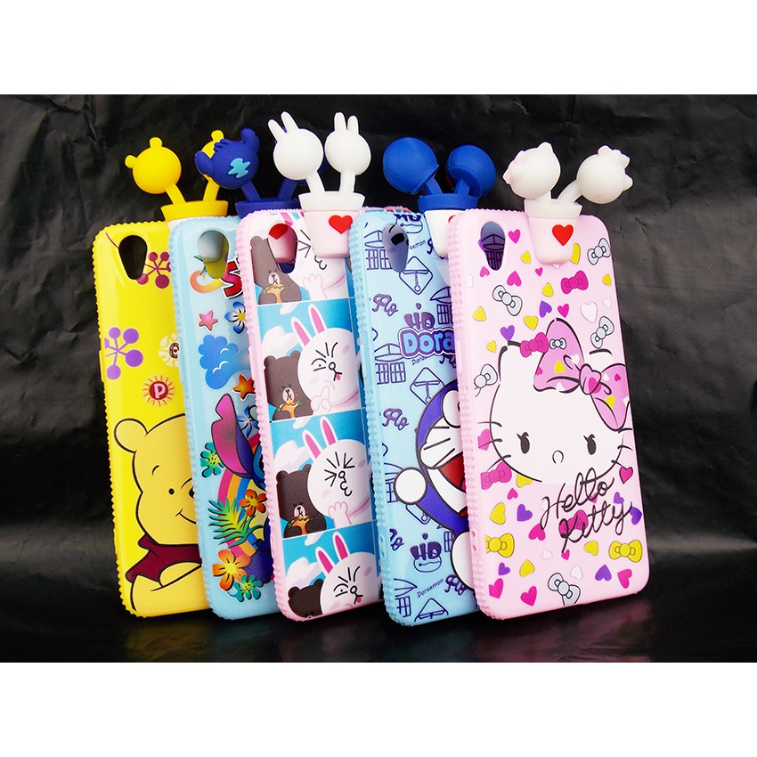 Case Hp Vivo V7 V7+ V9 Redmi 6X/A2 Case Disney Intip Double Head