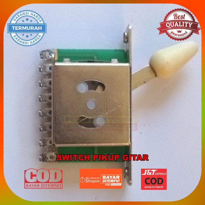 Switch Gitar 3 Way dan 5 Way Guitar Pickup Selector Switch 3 Way