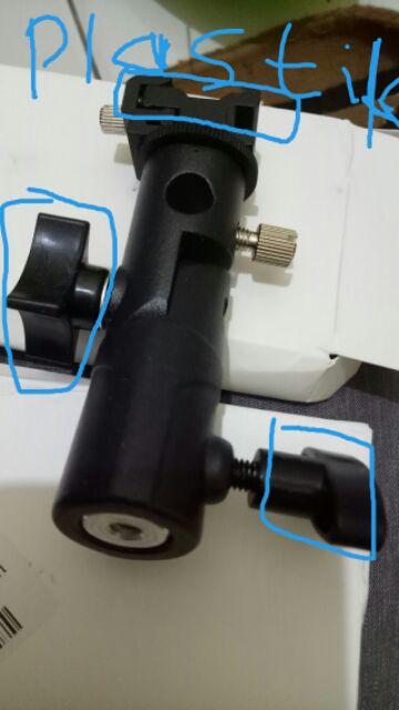 Stand Holder Payung Speedlite Tipe E Universal Bahan Metal