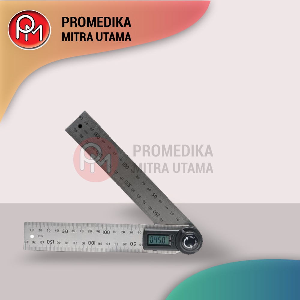 

Digital Protective Angle Ruler Goniometer Inclinometer - Penggaris Busur 200mm