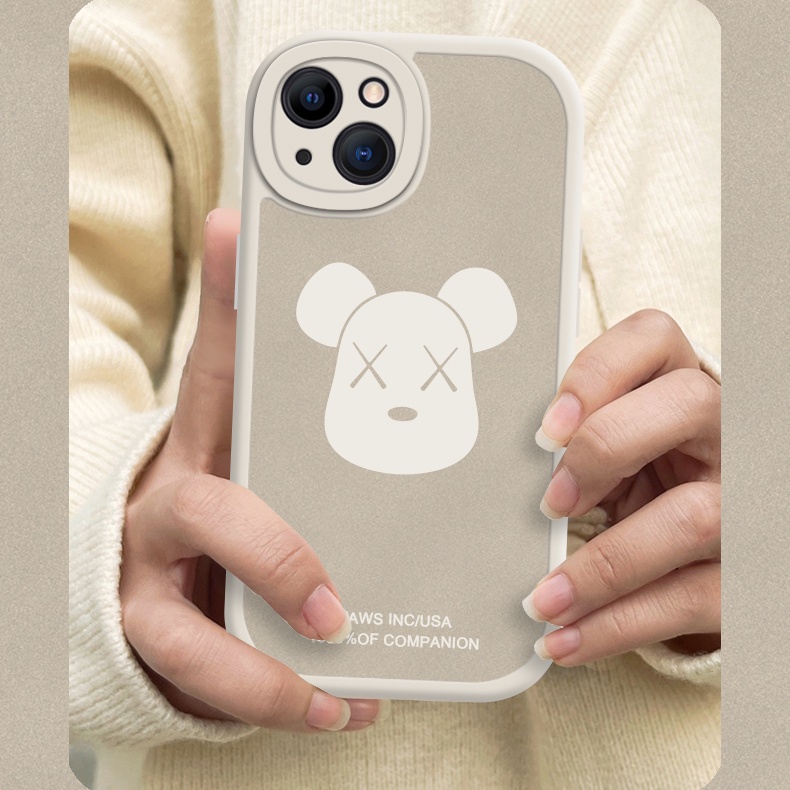 Casing Soft Case Motif Violent Bear Untuk iPhone 6 / 7 / 8 + / X / XR / Xs Max 13 / 11 Pro Max