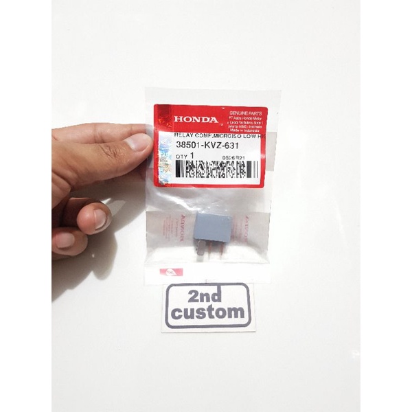 Relay starter ori Honda Vario 125 150 Beat Fi Scoopy PCX 160 Genio ADV Spacy ESP LED New Sonic Supra