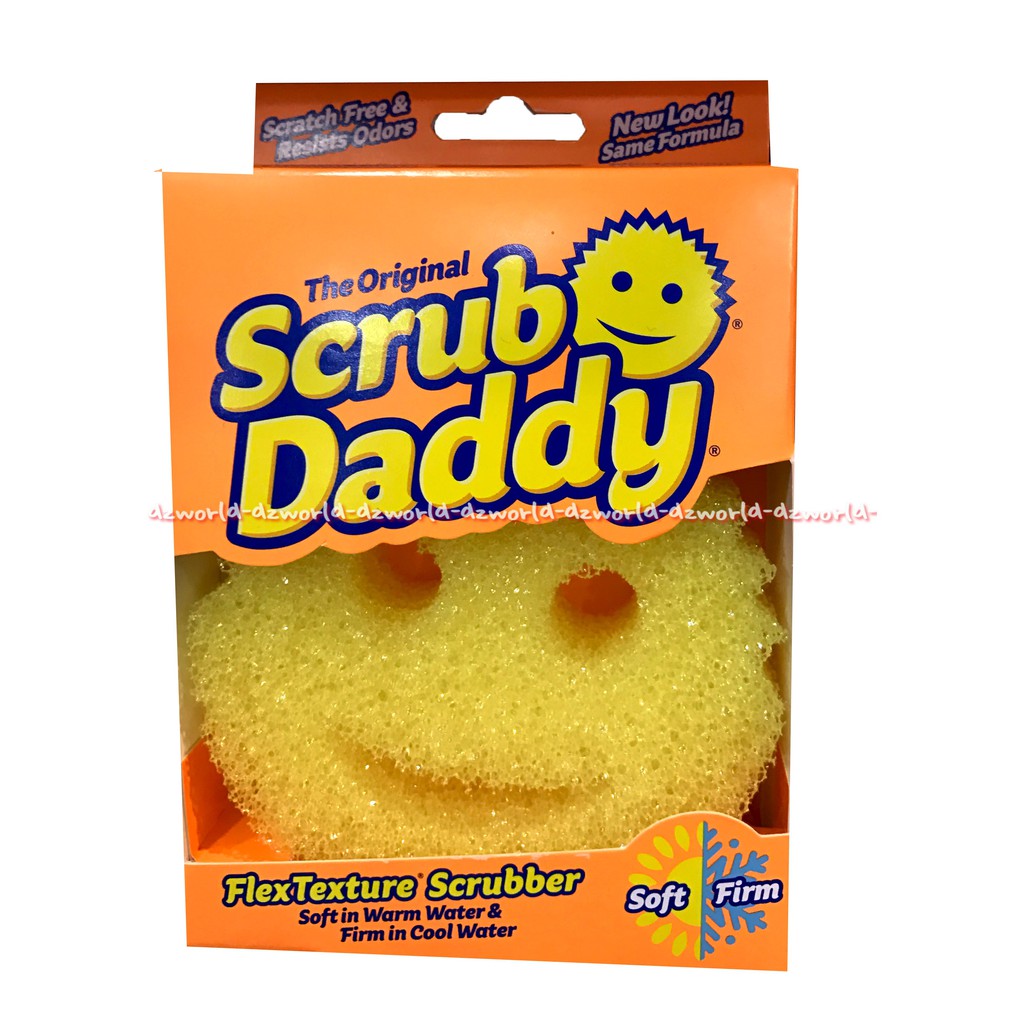 Scrub Daddy Original Sponge Spon Pembersih Serbaguna Dengan Desain Smile Unik