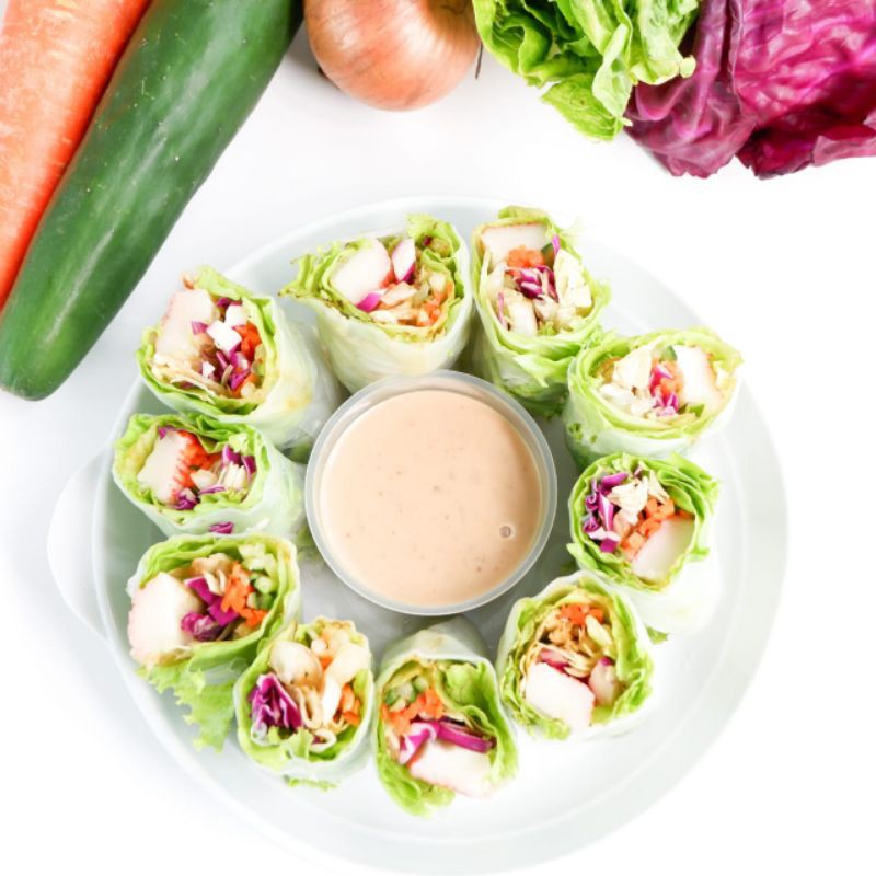 

SALAD ROLL CRAB STICK by QISHARA KITCHEN