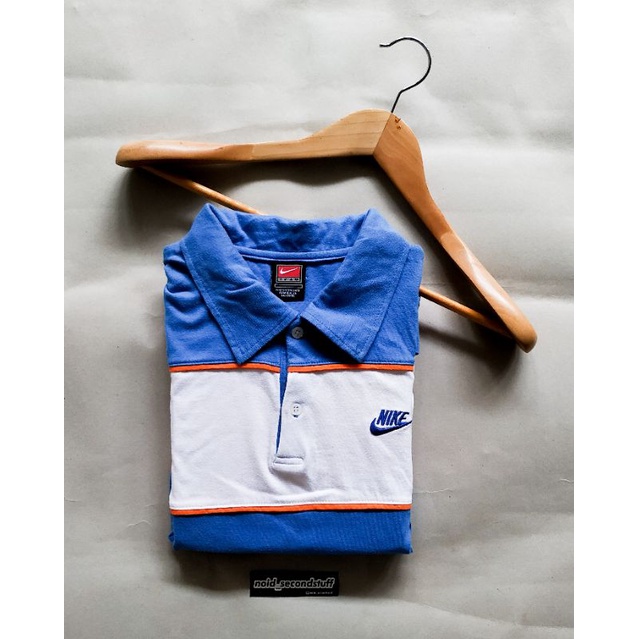 POLO SHIRT KAOS KERAH NIKE STRIP SECOND