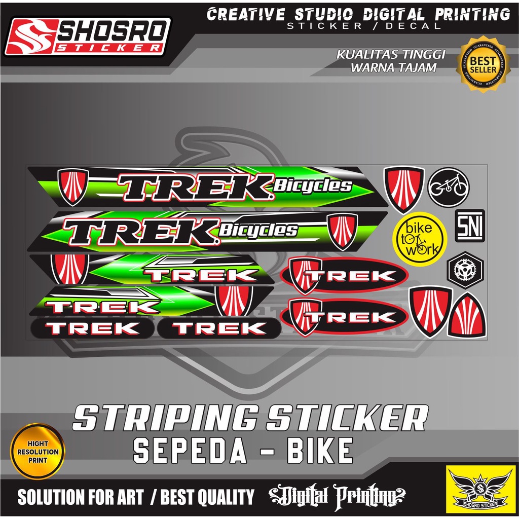 STIKER/STRIPING TREX VARIASI SEPEDAH-BIKA VARIASI ALL BIKE STIKER SEPEDAH VARIASI