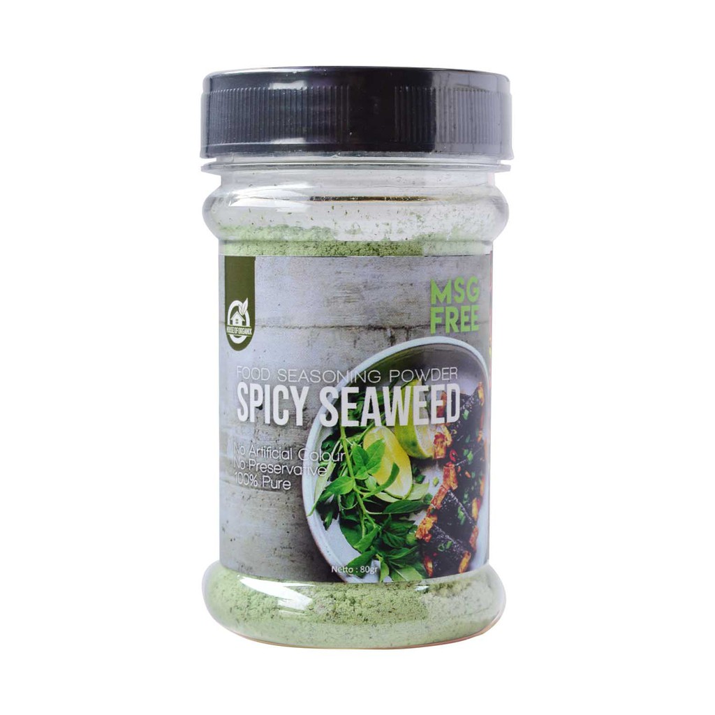 House Of Organix Spicy Seaweed 80 Gr Food Seasoning Powder