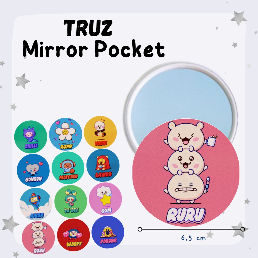 Cermin Mini TRUZ TREASURE (Ready Stock)