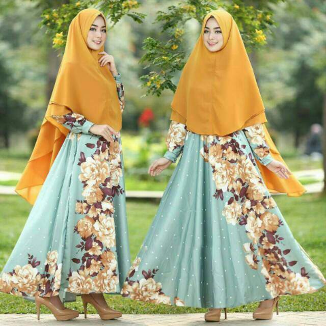  021 PROMO MAXI CANTIK ERICA BAJU MUSLIM WANITA DEWASA 