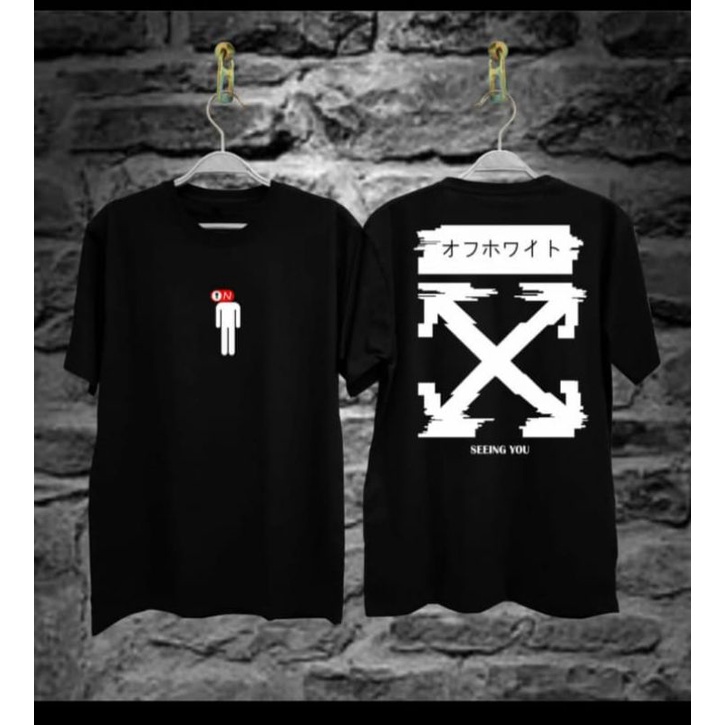 KAOS DISTRO OFF WHITE//KAOS PRIA TERBARU//KAOS KEREN