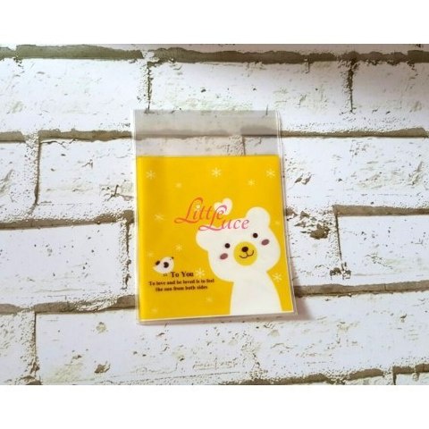 

Plastik Kue Permen Makanan 10 X 10cm Kuning Beruang Food Grade