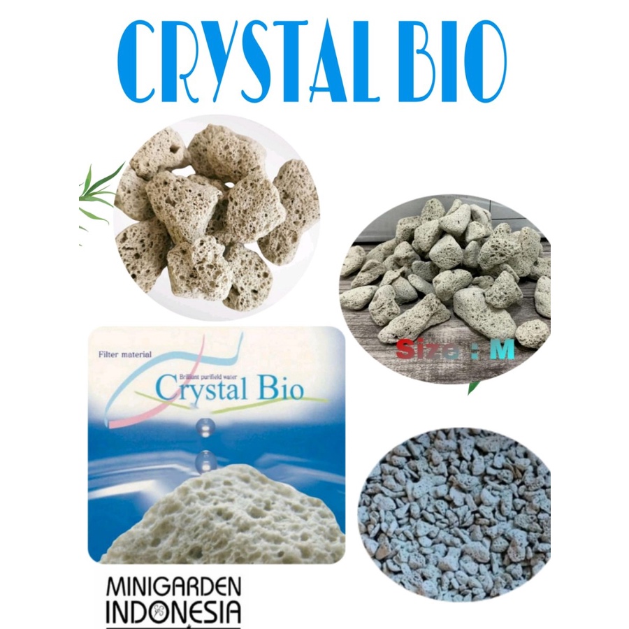 CRYSTAL BIO ORI 1KG media filter kristal bio japan filter penjernih