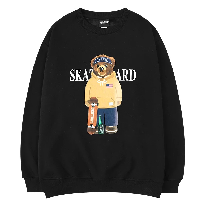 BEFAST - ZSO OOTD Sweater KIMI / STREET SKATEBOARD 3D PRINTING SWEATER / Atasan Lengan Panjang / Sweater Kekinian Remaja ABG / Pakaian Wanita Casual / Sweater Motif / Terbaru 2022 / OOTD Ala Korean Style