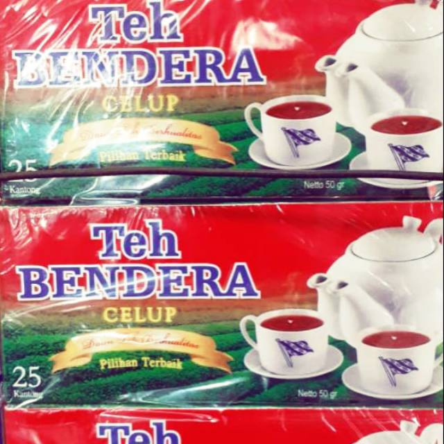 

Teh bendera 1kotak /50grm