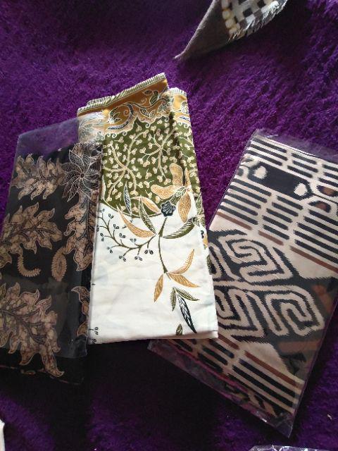 Batik Pekalongan Halus Motif Bola Bola Mix Brokat Renda Rangrang Ori