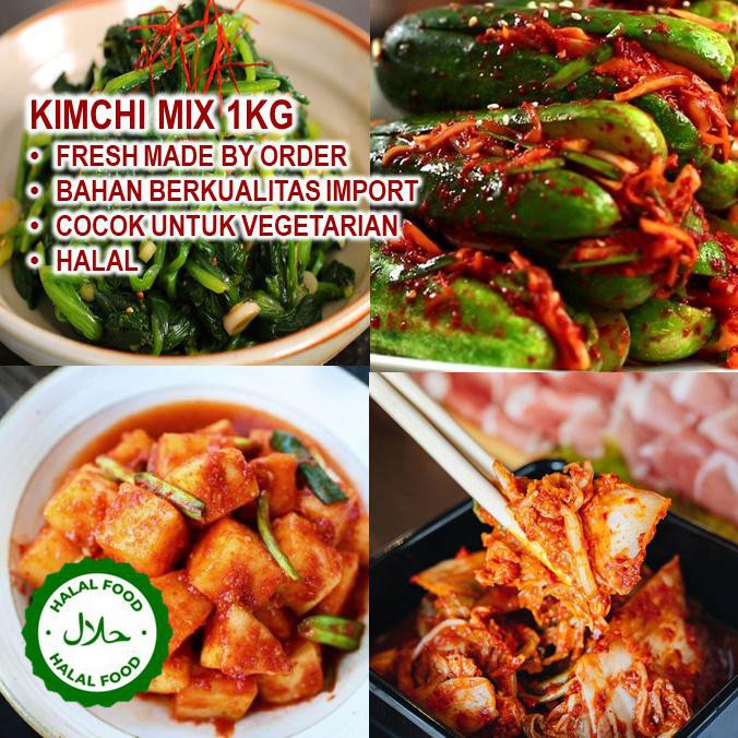 

{BISA COD} Kimchi Mix 1kg Halal Fresh Makanan Sehat Siap Saji Korea Enak Lezat BIG SALE [Kode 1|Kode