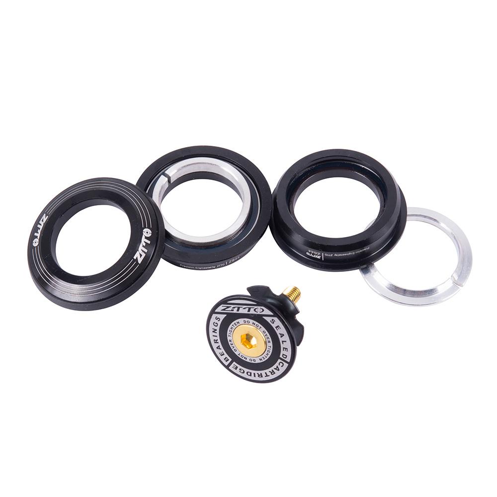 Lanfy Headset Sepeda Kolom Kemudi CNC 28.6mm 44mm Semi Integrasi Tabung Lurus Garpu Disegel Bearing