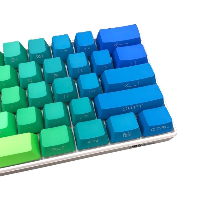 ALCHA KEYCAPS GRADIENT FULL COLOR PBT DOUBLE SHOT SIDE LETTERS