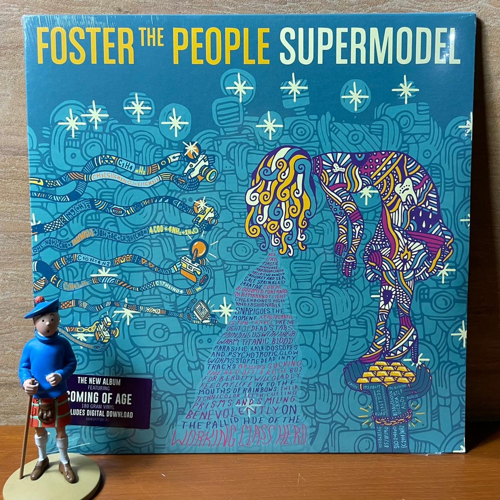 PIRINGAN HITAM / VINYL Foster The People - Supermodel