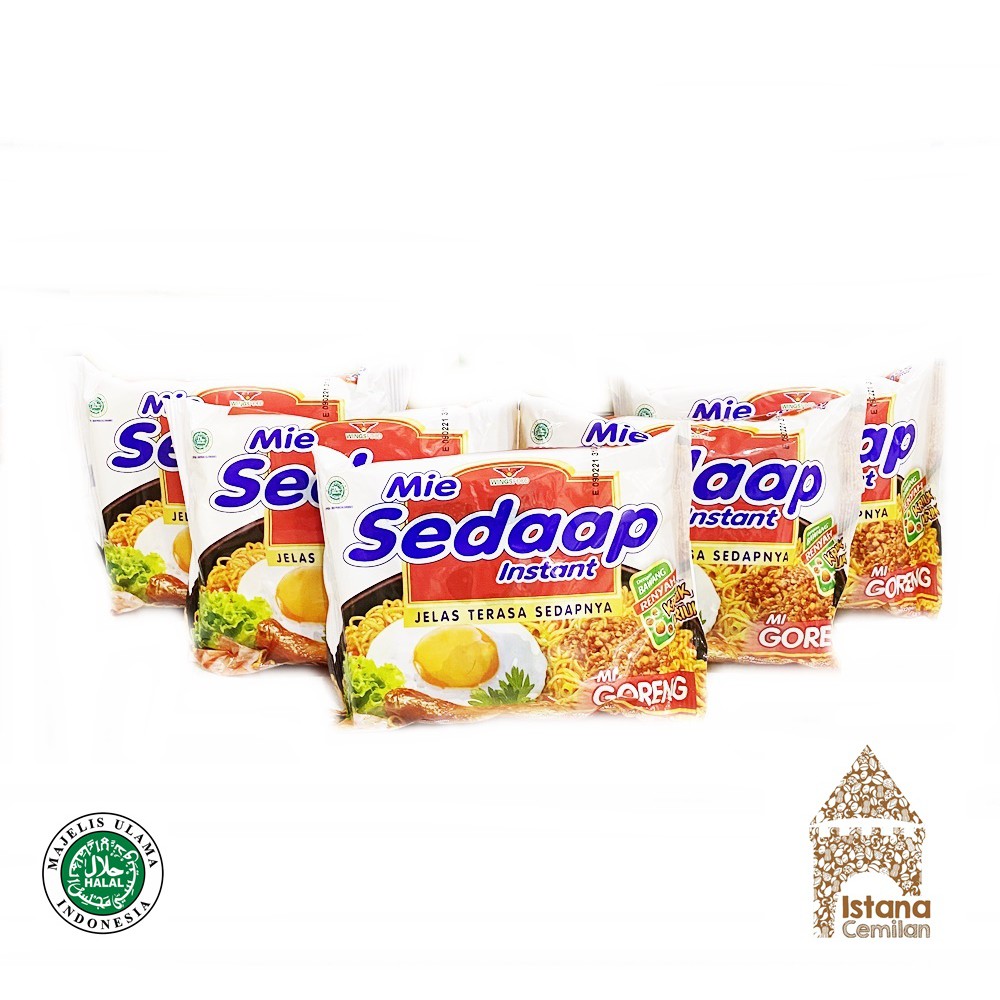 

Paket 5 Pcs Mie Sedaap MI GORENG Instan