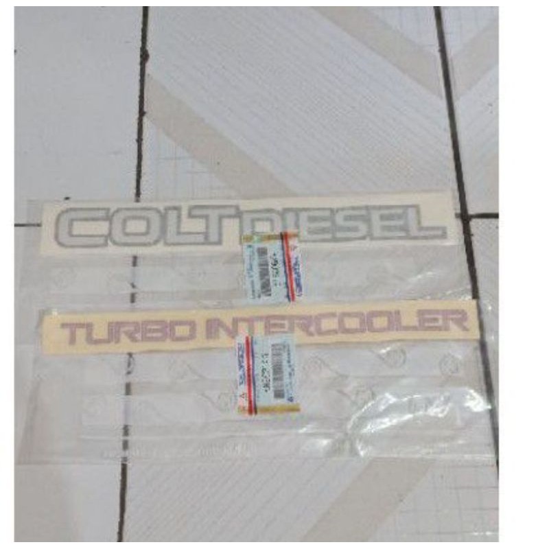 sticker coltdisel turbo intercooler original