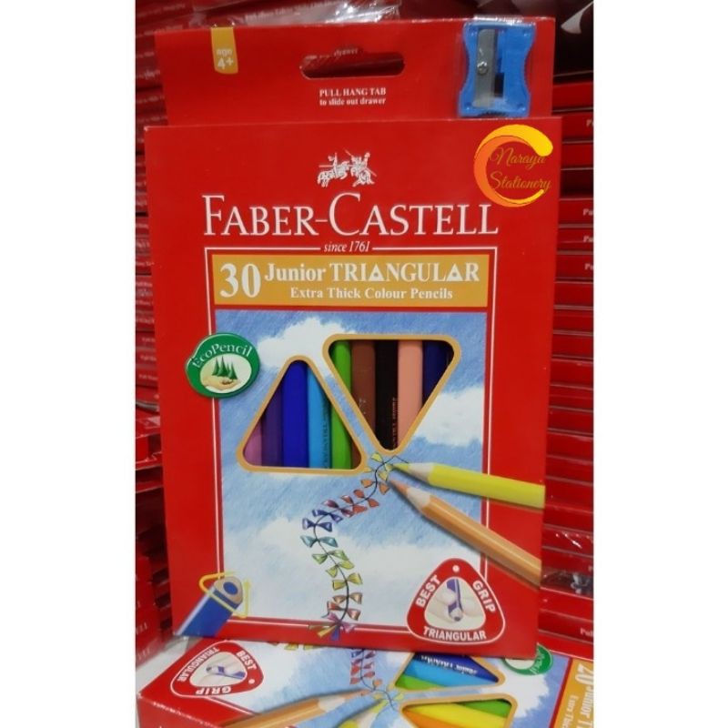 

Junior Triangular Colour 30 Warna Faber-Castell