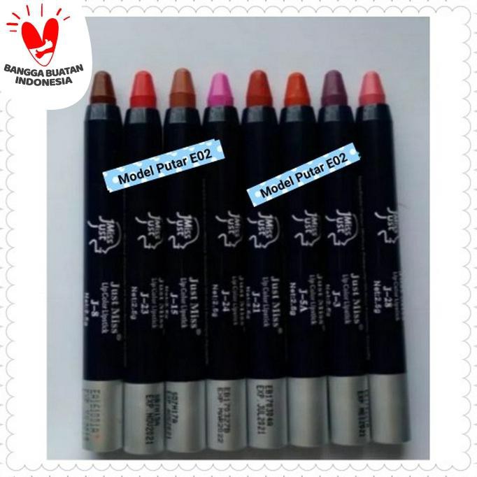 JUST MISS LIPSTIK PUTAR MODEL E02