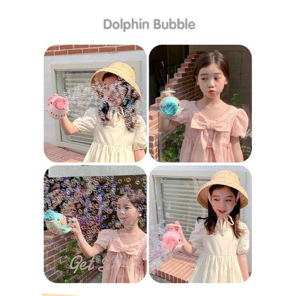 Mainan anak bubble dolphin / mainan anak lucu dolphin / mainan bubble anak